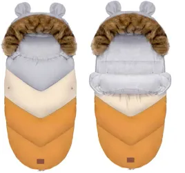 spiworek-do-wozka-sanek-z-futerkiem-teddy-4w1-pomaranczowy-pastel