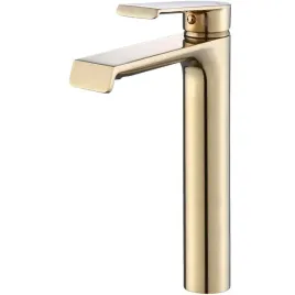 bateria-umywalkowa-zlota-szczotkowana-wysoka-stala-hass-jednouchwytowa-rea