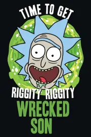 plakat-rick-and-morty-wrecked-son-61x915cm