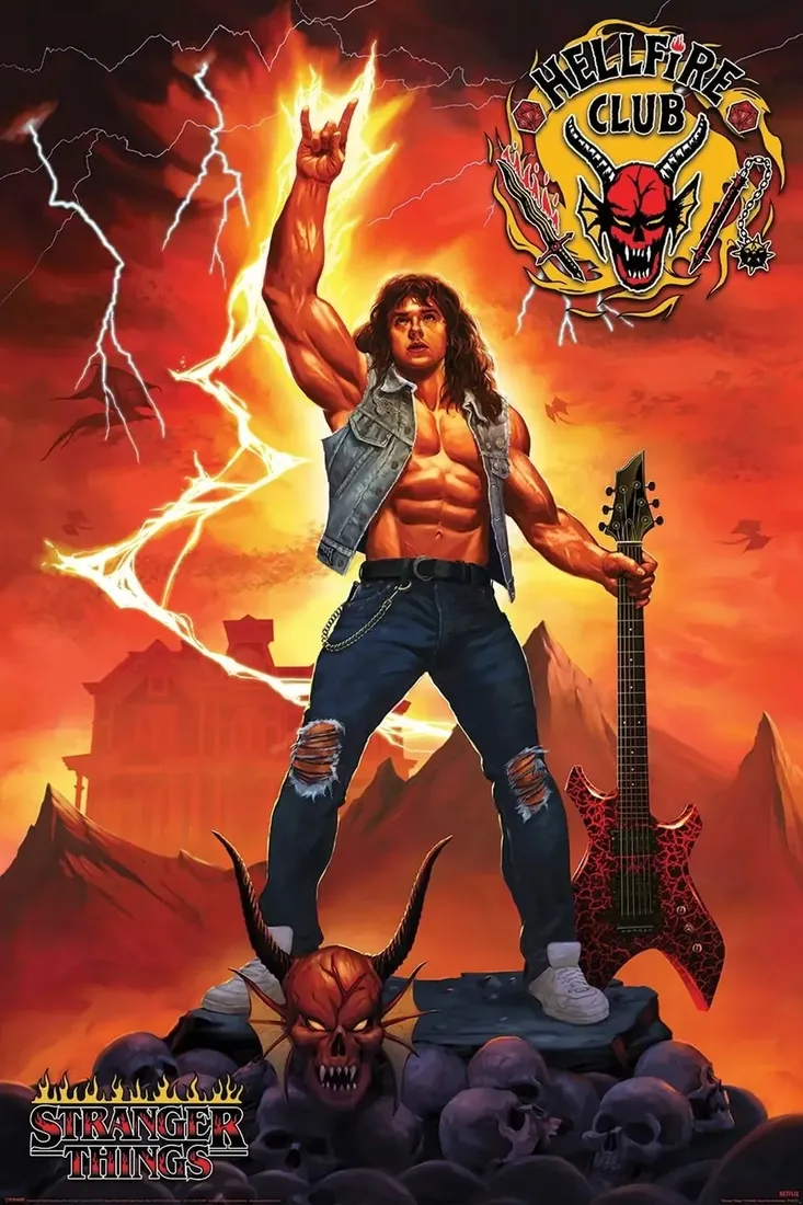 plakat-stranger-things-hellfire-club-61x915cm-stan-nowy