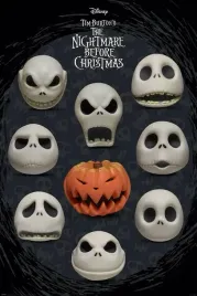 plakat-nightmare-before-christmas-jack-faces-61x91