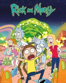 plakat-rick-and-morty-portal-40x50cm