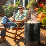 wedzarnia-grill-stalowa-weglowy-ogrodowy-przenosny-palenisko-tuba-ruszt-stan-nowy