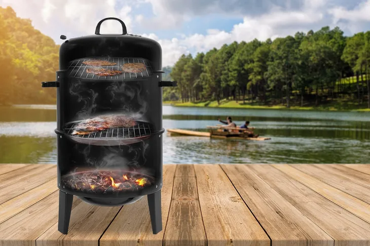 wedzarnia-grill-stalowa-weglowy-ogrodowy-przenosny-palenisko-tuba-ruszt-glebokosc-grilla-41-cm