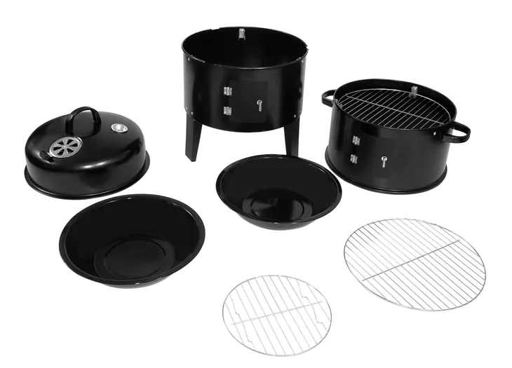 wedzarnia-grill-stalowa-weglowy-ogrodowy-przenosny-palenisko-tuba-ruszt-szerokosc-rusztu-37-5-cm