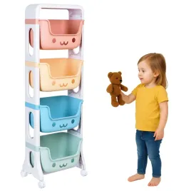 szafka-na-zabawki-klocki-kolkach-pojemniki-organizer-szuflady-kosz-4-polki