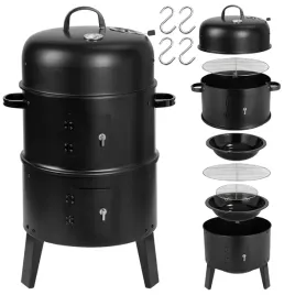 grill-weglowy-ogrodowy-wedzarnia-ogrodowa-3w1-termometr-3x-ruszt