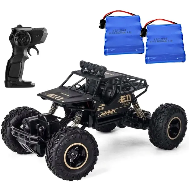 DUŻY SAMOCHÓD ZDALNIE STEROWANY RC METAL 4x4 PILOT 2X AKUMULATOR