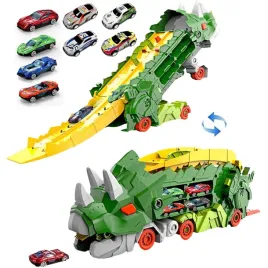 tir-dinozaur-ciezarowka-laweta-metalowe-resroarki-transporter-t-rex-prezent