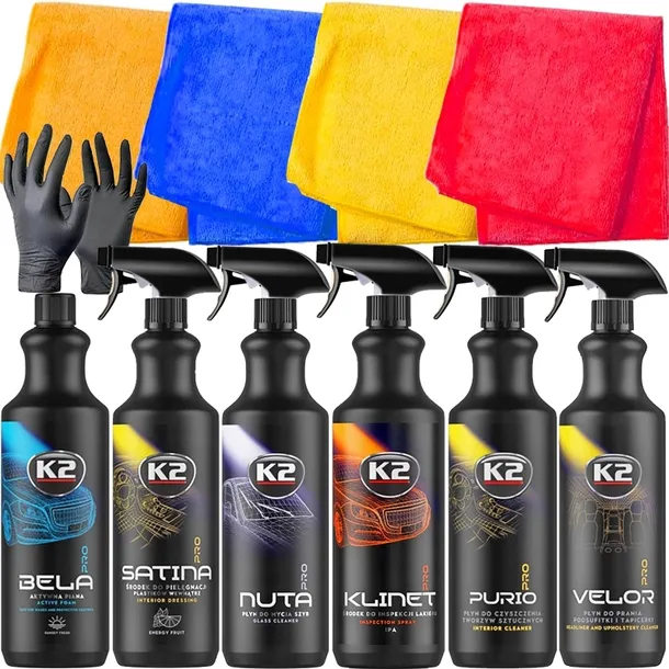 K2 PURIO CLEANER PRO ŚRODEK DO CZYSZCZENIA WNĘTRZA PLASTIKÓW 1L D5041