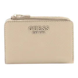 guess-portfel-damski-laurel-ii-slg-zip-bezowy