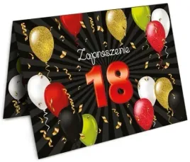 czarne-zaproszenie-na-18-urodziny-osiemnastka-10-sztuk-balony-zaproszenia