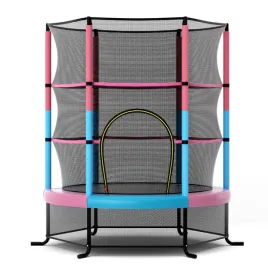 trampolina-ogrodowa-z-siatka-zabezpieczajaca-o165-cm