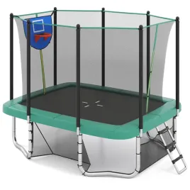 prostokatna-trampolina-ogrodowa-z-drabinka-i-obrecza-do-koszykowki