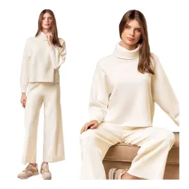 dres-damski-komplet-bezowy-golf-szerokie-nogawki-dzianinowy-lormar-s-m