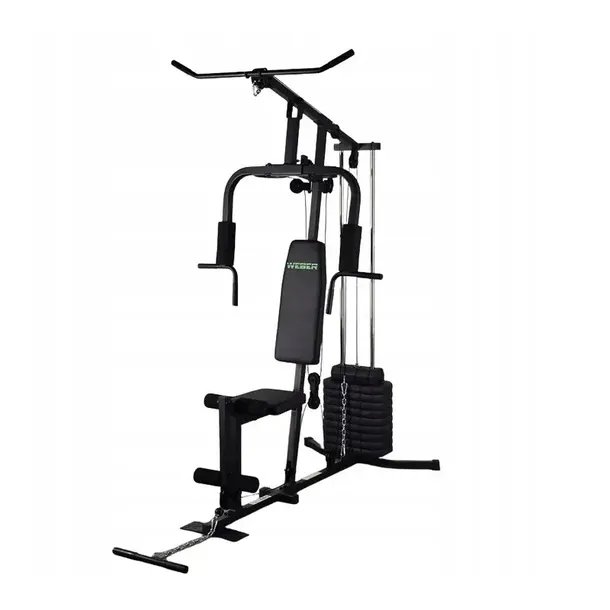 Domowy atlas do ćwiczeń Siłownia Weber TF-70133 z obciążeniem do 46 kg.