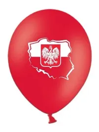 balon-czerwony-11-z-nadrukiem-polska-godlo-5-sztuk