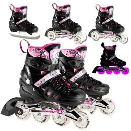 rolki-regulowane-lyzworolki-lyzwy-wrotki-rekreacyjne-dla-dzieci-4w1