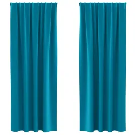 firany-blackout-z-kolkami-2-pcs-turkusowy-260-x-140-cm