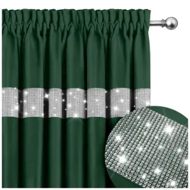 gotowa-zaslona-glamour-na-tasmie-145x250-z-cyrkoniami-ozdobna-zielen
