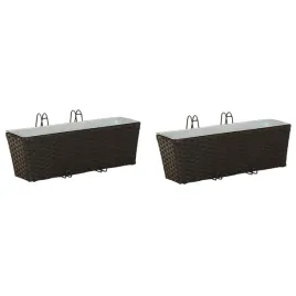 balustrada-2-pcs-czarny-50-x-17-x-17-cm-metal