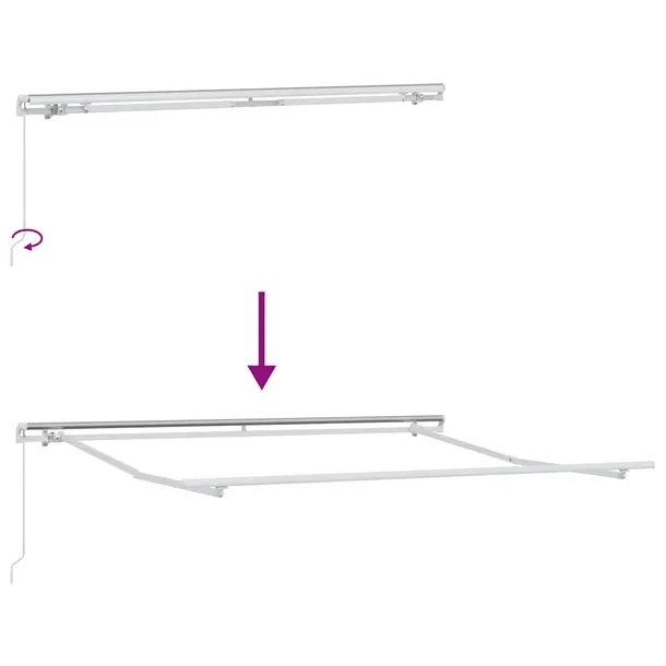 markiza-poliester-stan-nowy-dlugosc-50-cm