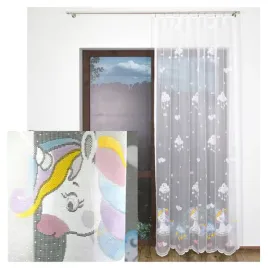 firanka-zakardowa-dziecieca-malowana-gotowa-jednorozce-h734-150x250-cm