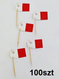 mini-choragiewki-degustacyjne-wykalaczki-flaga-malty-malta-pikery-100szt