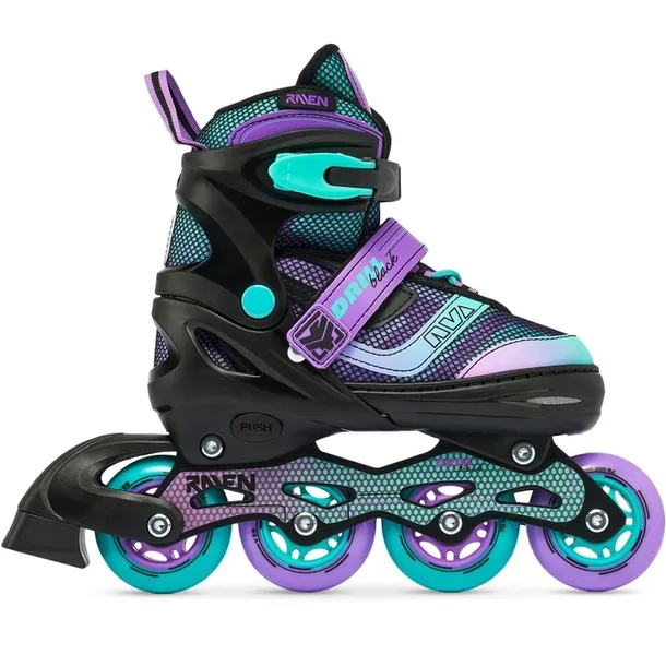 rolki-regulowane-raven-drill-violet-mint-38-42-kod-producenta-565132