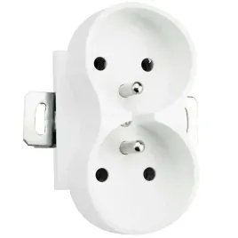 kontakt-biale-gniazdko-elektryczne-z-bolcem-podwojne-twin-fi60-do-ramek