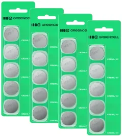 greencell-baterie-litowe-cr2016-3v-80mah-20-sztuk-blister-do-pilota-zegarka