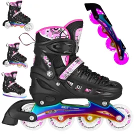 lyzworolki-4w1-rolki-rekreacyjne-lyzwy-regulowane-wrotki-led-35-38