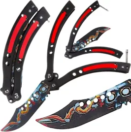 noz-motylkowy-motylek-treningowy-ze-stali-nierdzewnej-420-cs-go