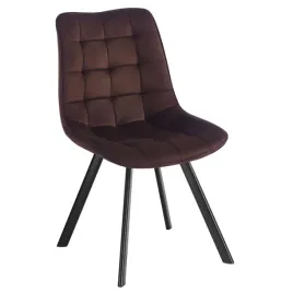 krzeslo-welurowe-pikowane-brazowe-czekoladowe-loft-jadalnia-vintage-retro