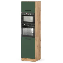 szafka-kuchenna-60cm-slupek-do-zabudowy-piekarnika-i-mikrofali-zielen-san-s