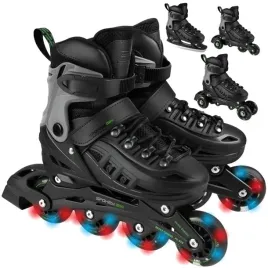 spokey-4w1-lyzworolki-lyzwy-hokejowe-dzieciece-regulowane-kolka-led