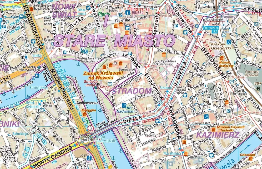krakow-plan-miasta-stan-nowy