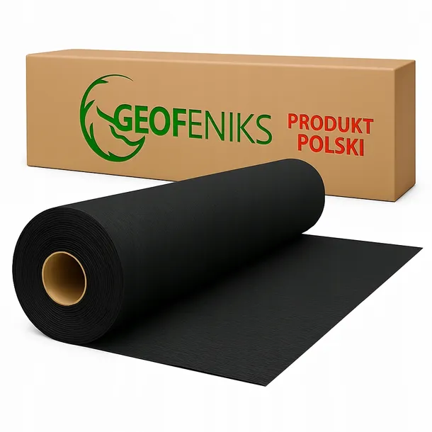 GEOWŁÓKNINA DRENAŻOWA 1,5x50m 150 g/m² pod kostkę pod drogę MOCNA ogrodowa
