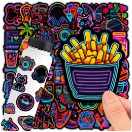 naklejki-dla-dzieci-neonowe-graffiti-motywacyjne-dekoracje-zestaw-50szt-diy