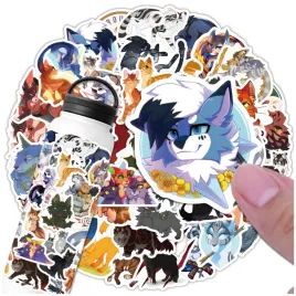 naklejki-dla-dzieci-kolorowe-motywacyjne-warrior-cats-diy-zestaw-60szt-mix