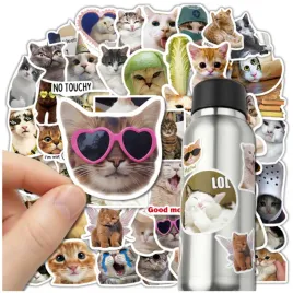 naklejki-dla-dzieci-motywacyjne-smieszne-koty-zestaw-50szt-kolorowe-diy