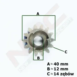 zebatka-napedu-l-14-zebow-na-1-klin-ls40-139-br-ls1210-ls2040-ls192