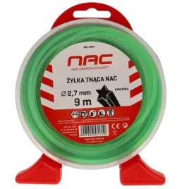 zylka-tnaca-nac-gwiazdka-27-mm-x-9-m-zielona-do-kosy-podkaszarki-kosiarki