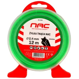 zylka-tnaca-nac-gwiazdka-24-mm-x-12-m-zielona-do-kosy-podkaszarki