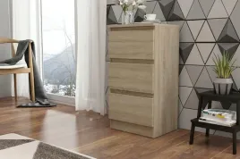 komoda-alana-1-dab-sonoma-3-szuflady-minimalistyczna