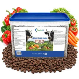 Zdjęcie produktu Obornik granulowany bydlęcy nawóz wiosenny 10 L naturalny do warzyw eko