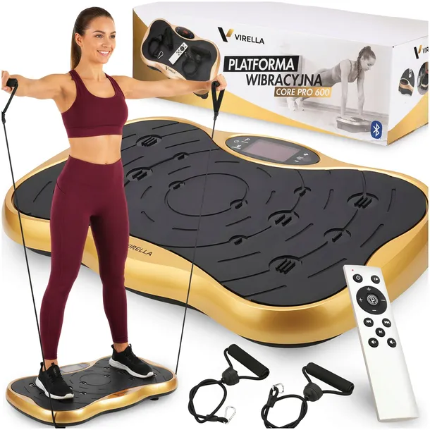 Platforma Wibracyjna 3D - Treningowa Masażer Antycellulitowy + EBOOK