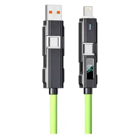kabel-szybkie-ladowanie-wyswietlacz-led-4w1-usb-usb-c-iphone-zielony-1m
