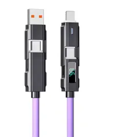 kabel-szybkie-ladowanie-wyswietlacz-led-4w1-usb-usb-c-iphone-fioletowy