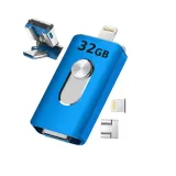 pendrive-niebieski-metal-32gb-3w1usb-3-0-iphone-lightning-android-micro-usb-stan-nowy